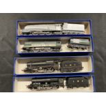The John Bosley Collection. Model Railways: OO/HO Hornby four locomotives with tenders; LMS 8193,