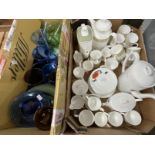 20th cent. Ceramics: Royal Doulton 'Sonnet' part coffee service includes cups x 9, saucers x 6,