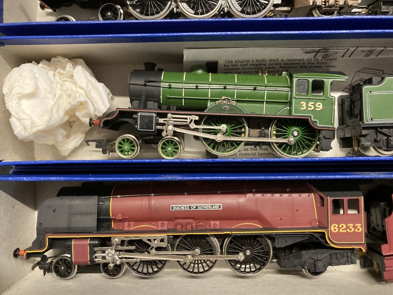 The John Bosley Collection. Model Railways: OO/HO Hornby four locomotives with tenders, 'Duchess - Image 4 of 4