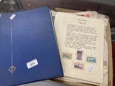Stamps: Stockbook containing used and unused GB, Commonwealth and USA stamps plus a number of