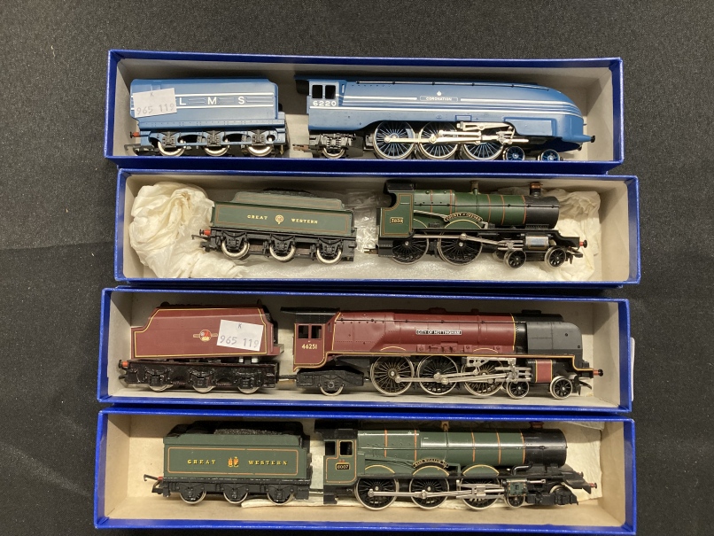 The John Bosley Collection. Model Railways: OO/HO Hornby four locomotives with tenders 'King William