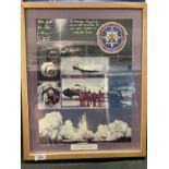 Space: Space Shuttle Discovery STS 29 signed Presentation with Mission Flown patch. It consists of a