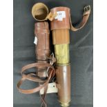 Militaria: Royal Navy Mk VI telescope plus one other.