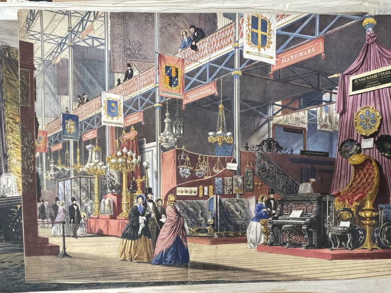 Joseph Nash (1809-1878): Hand coloured Lithographs of The Great Exhibition. 19ins. x 13ins. (17) - Image 3 of 9