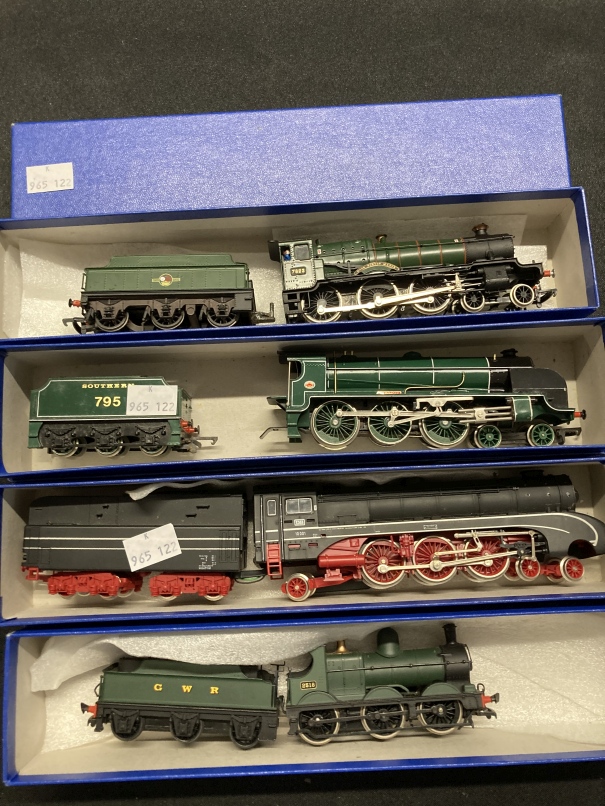 The John Bosley Collection. Model Railways: OO/HO four locomotives with tenders, various makers,