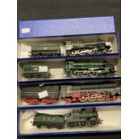 The John Bosley Collection. Model Railways: OO/HO four locomotives with tenders, various makers,