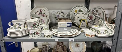 20th cent. Ceramics: Portmeirion dinner and tea ware, mugs and saucers, a pair, teacups and