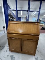 Mid 20th cent. G-Plan teak bureau. 41ins. x 34ins. x 17ins.