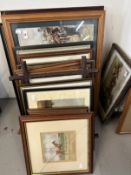 Prints: Horse related including famous St Ledger, Grand National Derby winners. (21) All framed