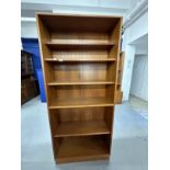 Mid 20th cent. G-Plan teak effect bookcase with five shelves. 6ft. x 32ins. x 11ins. Plus a G-Plan