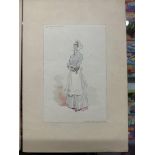 James Kyd, British 1855-75: Watercolour illustrations, David Copperfield, Mr Micawber, Daniel