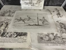 18th cent. Ephemera, Etchings & Engravings: c1784 Political Satire published by W. Humphrey after