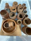 Objects of Virtu: Naval treen barrels and other items made from the teak of Warships, cigarette/