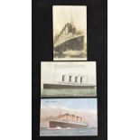 R.M.S. TITANIC: Post-disaster Titanic postcards including Success Post Card Company, New York and J.