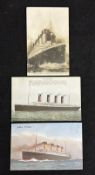 R.M.S. TITANIC: Post-disaster Titanic postcards including Success Post Card Company, New York and J.