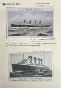 R.M.S. TITANIC: Rare pre-maiden voyage advertising card for Vacuum Oil Company for Titanic's First