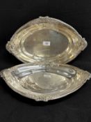 WHITE STAR LINE: First-Class Elkington and Company bread dish decorated with acanthus, date