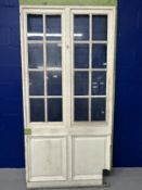 R.M.S. OLYMPIC: Rare original A Deck Grand Vestibule window section in unrestored condition.