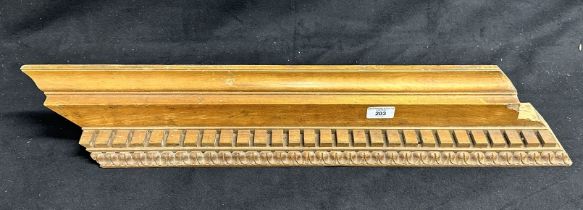 R.M.S. OLYMPIC: First-Class birch/satinwood architrave section. 30ins.