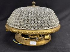 WHITE STAR LINE/R.M.S. OLYMPIC: First-Class Reading and Writing Room lamp, circa. 1911, one of the
