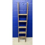 R.M.S. OLYMPIC: A rare original set of pitch pine crew bunk bed ladders removed from R.M.S.