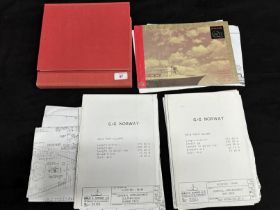 OCEAN LINER: Signed deluxe hardbound copy of Commodore Services Queen Elizabeth 2. Plus a collection