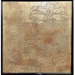 OCEAN LINER/ART DECO: JEAN DUNAND (1877-1942) "La Conquete du Cheval" (The Conquest of the Horse),