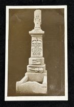 R.M.S. TITANIC: Rare S. Crabtree of Nelson real photo postcard of Wallace Hartley's grave.