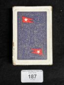 WHITE STAR LINE: Sealed set of playing cards in original cellophane wrapper.