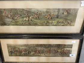 Hunting Engravings/Prints: Riding to Hounds, Point to Point, Cross-Country, etc. (10)