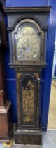 Clocks: 18th cent. Eight day striking longcase clock by Samuel Smith of Richmond Yorkshire