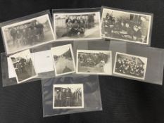 Wartime photographs depicting German prisoners of war at Hill Camp, Prisoner of War Camp No. 658