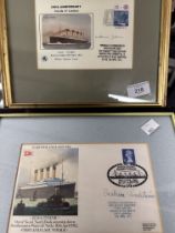 RMS Titanic: First day covers, 70th Anniversary of the Maiden Voyage of Titanic