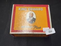 King Edward 'Imperial Plus' 50 cigars, pin sealed in box.