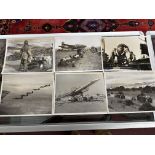 Militaria: WWII Crown Copyright Press photographs each with notation on reverse