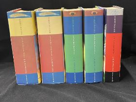 Books: Harry Potter First Editions. Order of the Phoenix (2), The Half Blood Prince (2) and