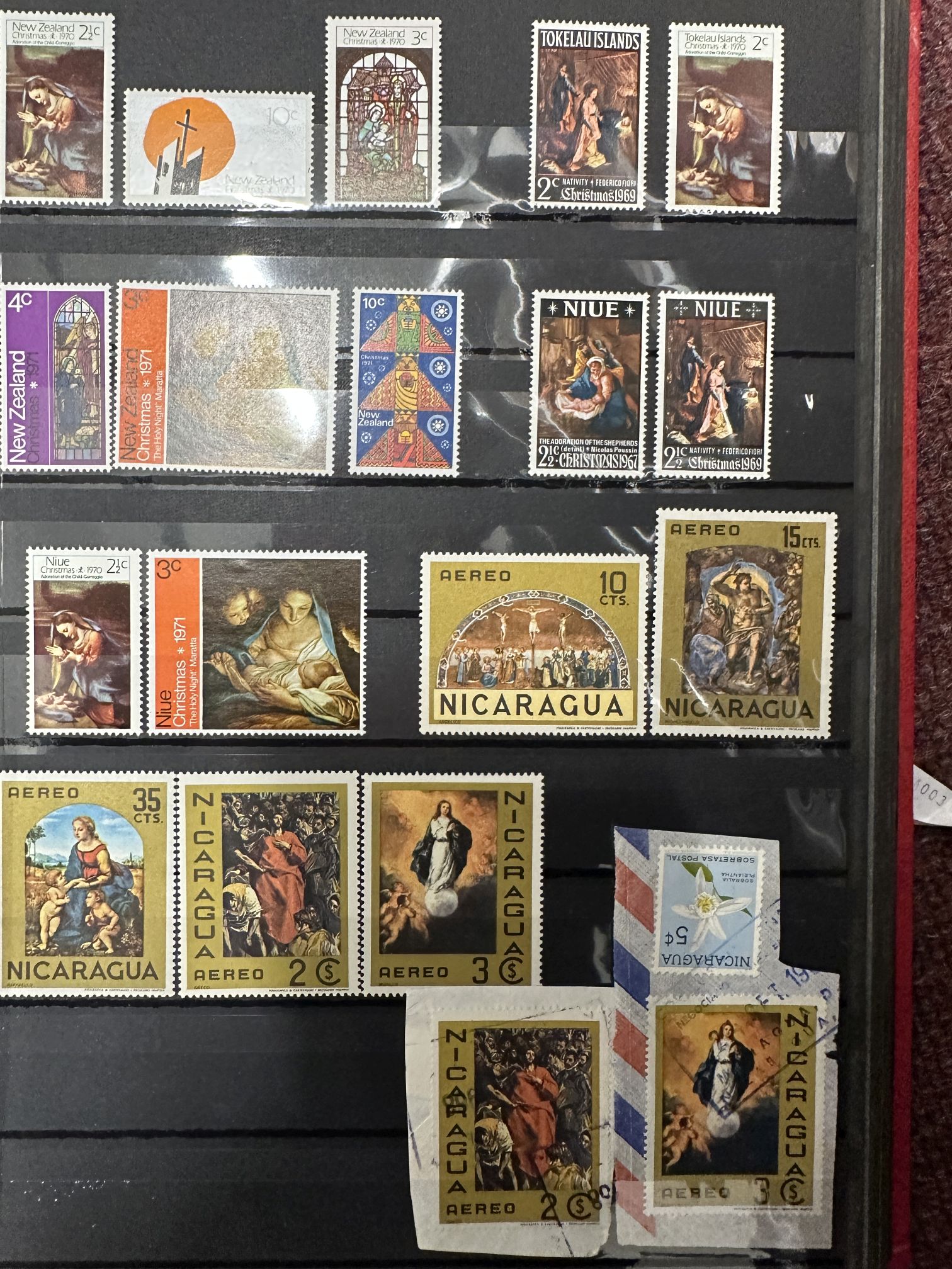 Christmas and other religious events, World stamps in six stockbooks, many mint. Thousands of - Image 2 of 3