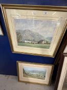 R.S. Barber watercolours Little Langdale and Off The Beaten Track, both framed and glazed. (2)
