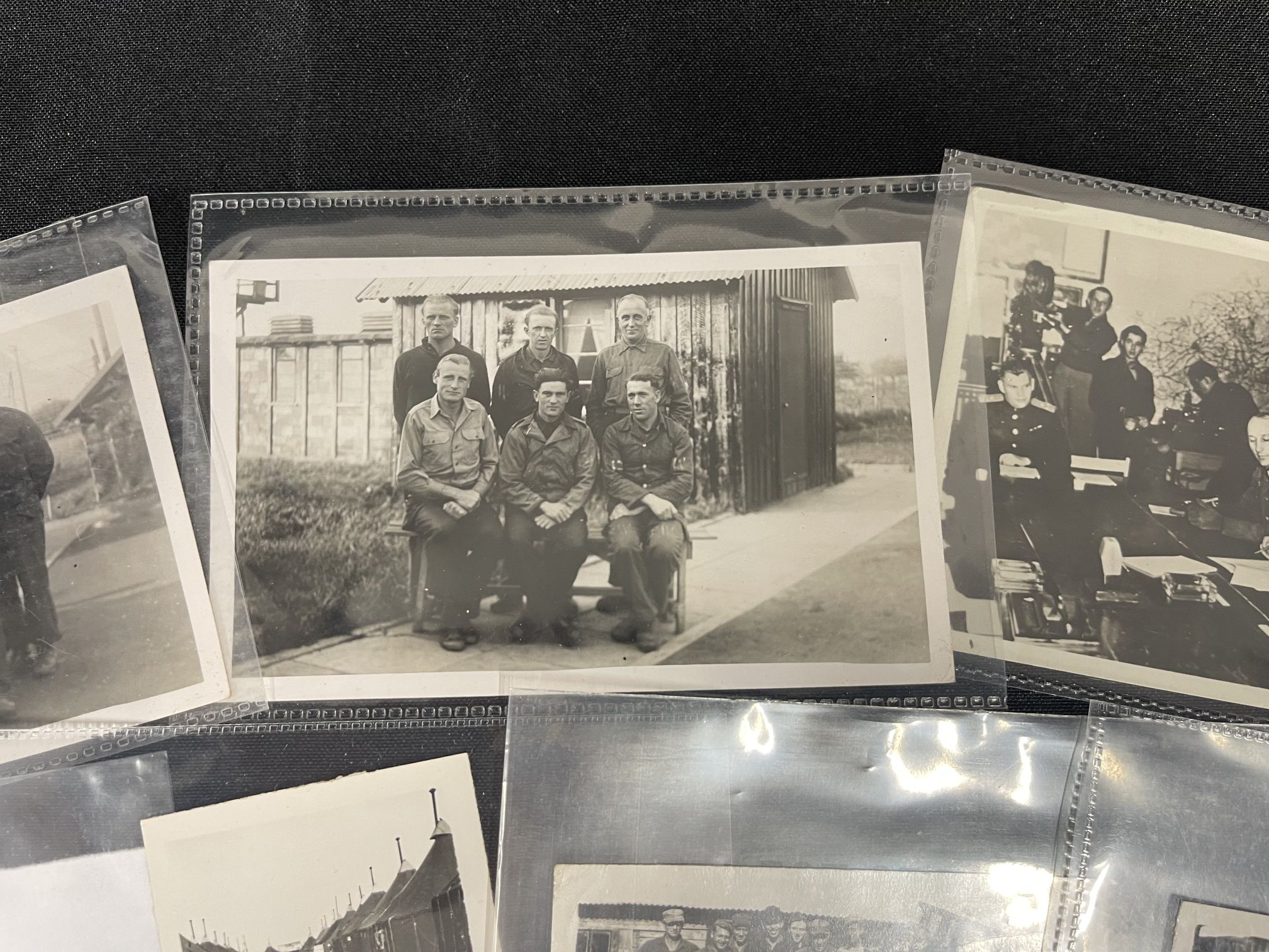 Wartime photographs depicting German prisoners of war at Hill Camp, Prisoner of War Camp No. 658 - Image 3 of 11