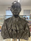 Fredda Brilliant (1903-1999) plaster maquette of a distinguished gentleman, signed on reverse and