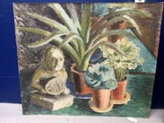 Rosemary Ellis née Collinson (1910–1998) Still life, unframed. 24½ins. x 20½ins.