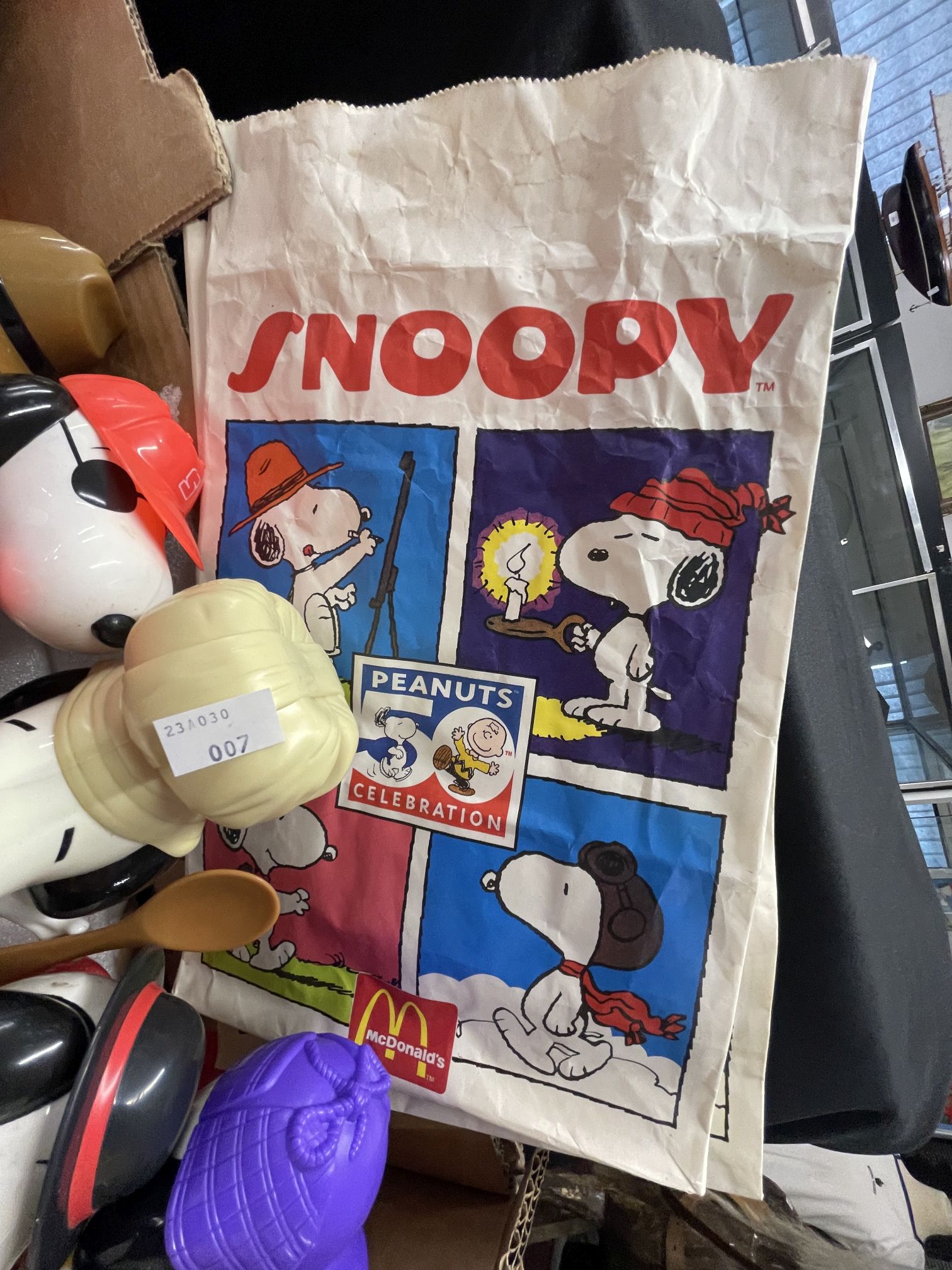 Toys: McDonalds, Snoopy, Peanuts collectables. Peanuts 50th Anniversary Happy Meal toys - Image 3 of 3