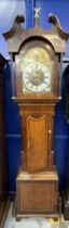 18th cent. North Country mahogany longcase eight day clock by Thomas Kefford of Royston (active