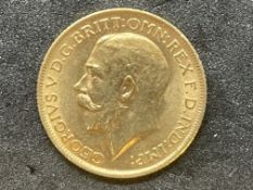 Coins: George V Sovereign 1925 Sydney Mint.