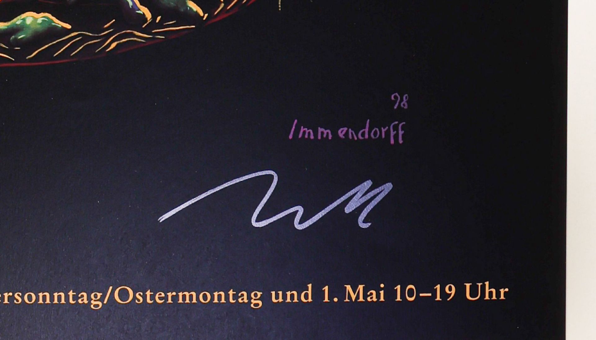 Jörg Immendorf, 1945 - 2007,  Offsetlitho auf Papier, - Bild 2 aus 2