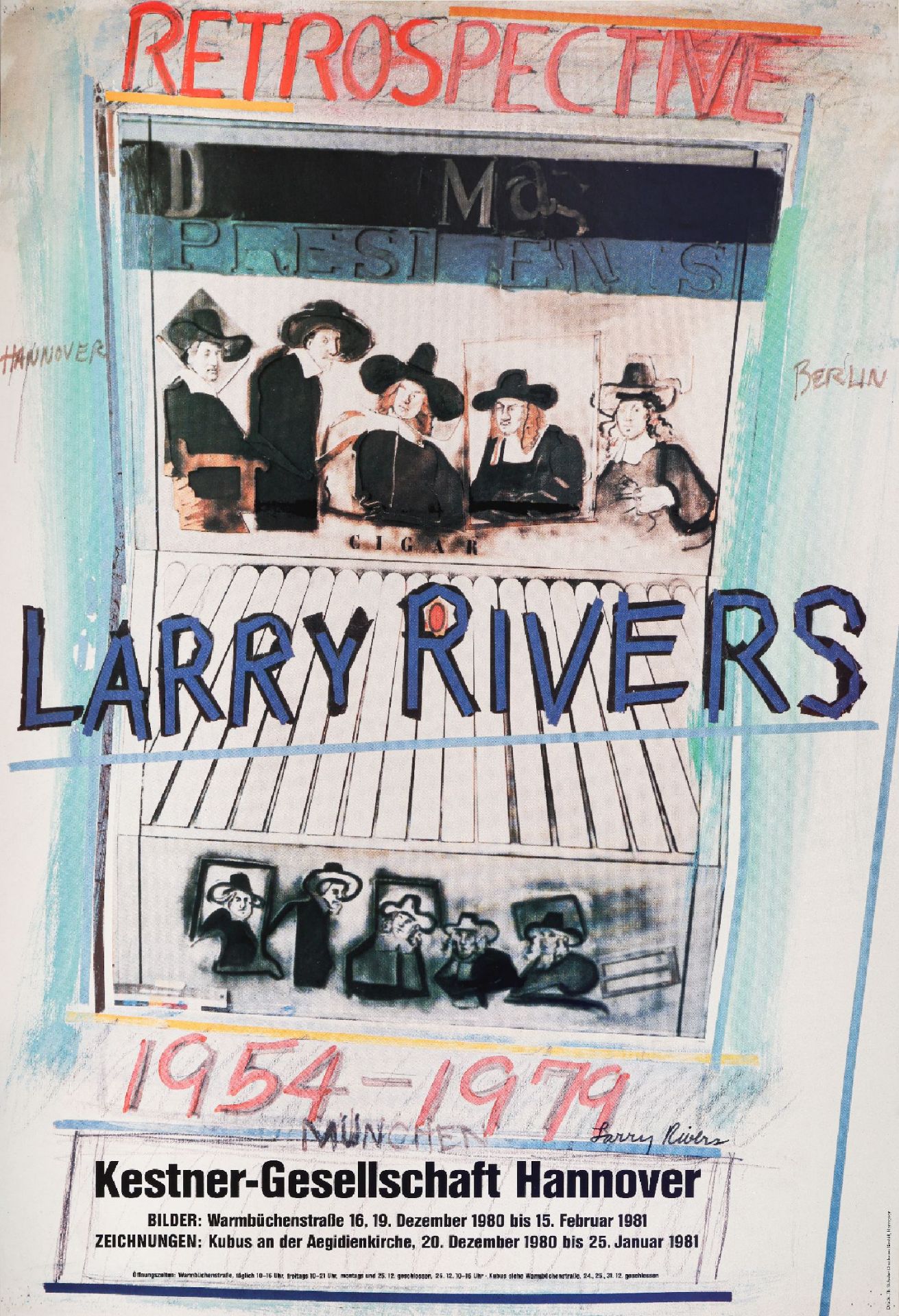 Larry Rivers, 1923 - 2002, Offset auf Papier,