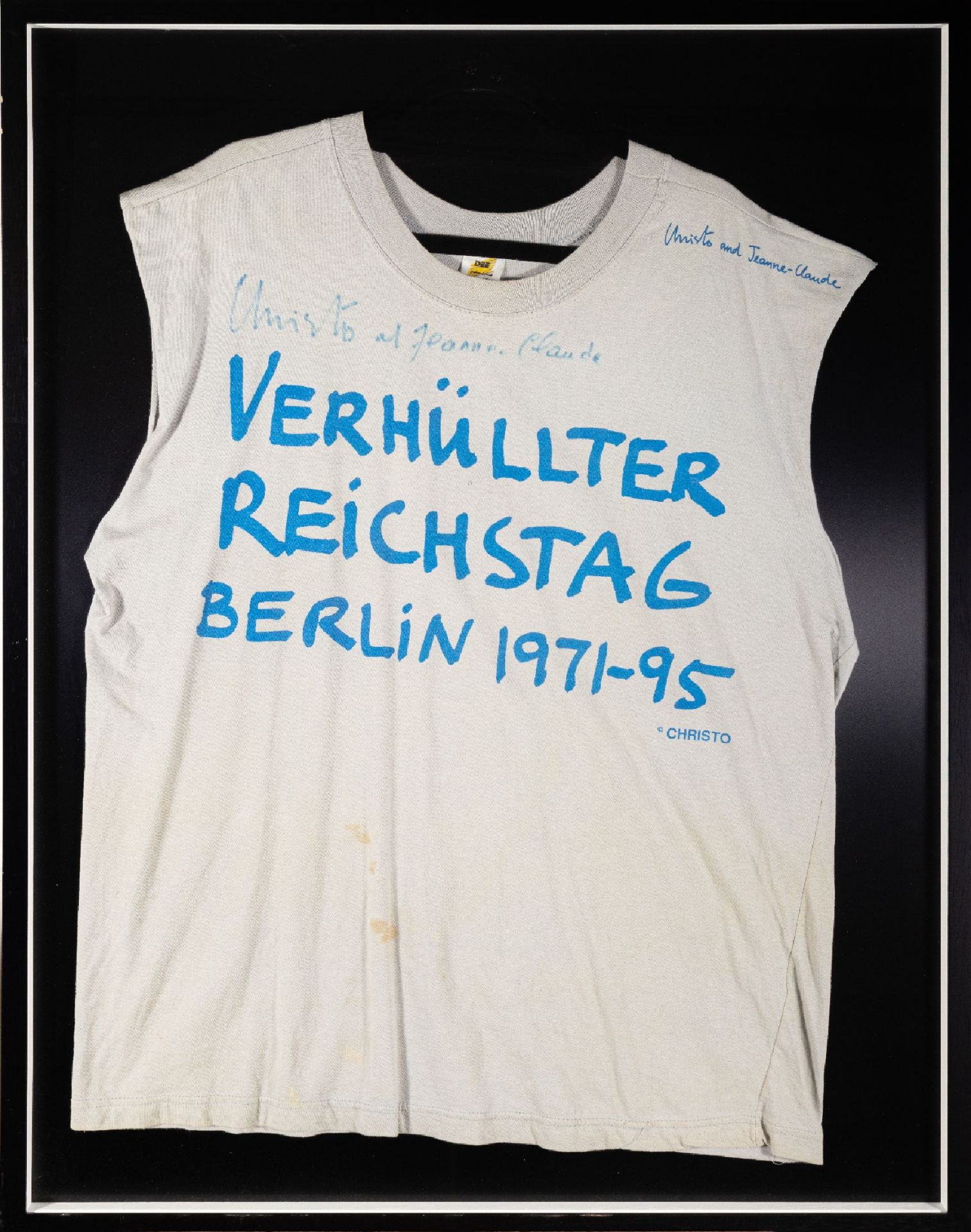 Christo und Jean-Claude,  T-Shirt zum Projekt Verhüllter