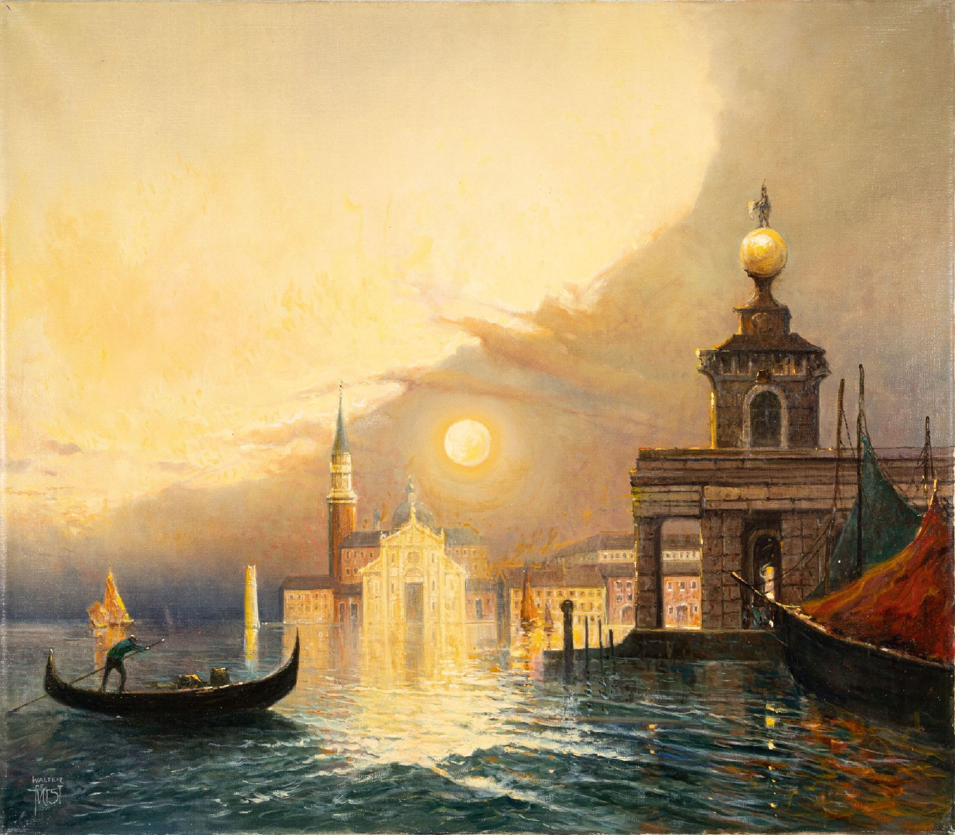 Walter Fürst, geb. 1930,  zwei Ansichten aus Venedig,