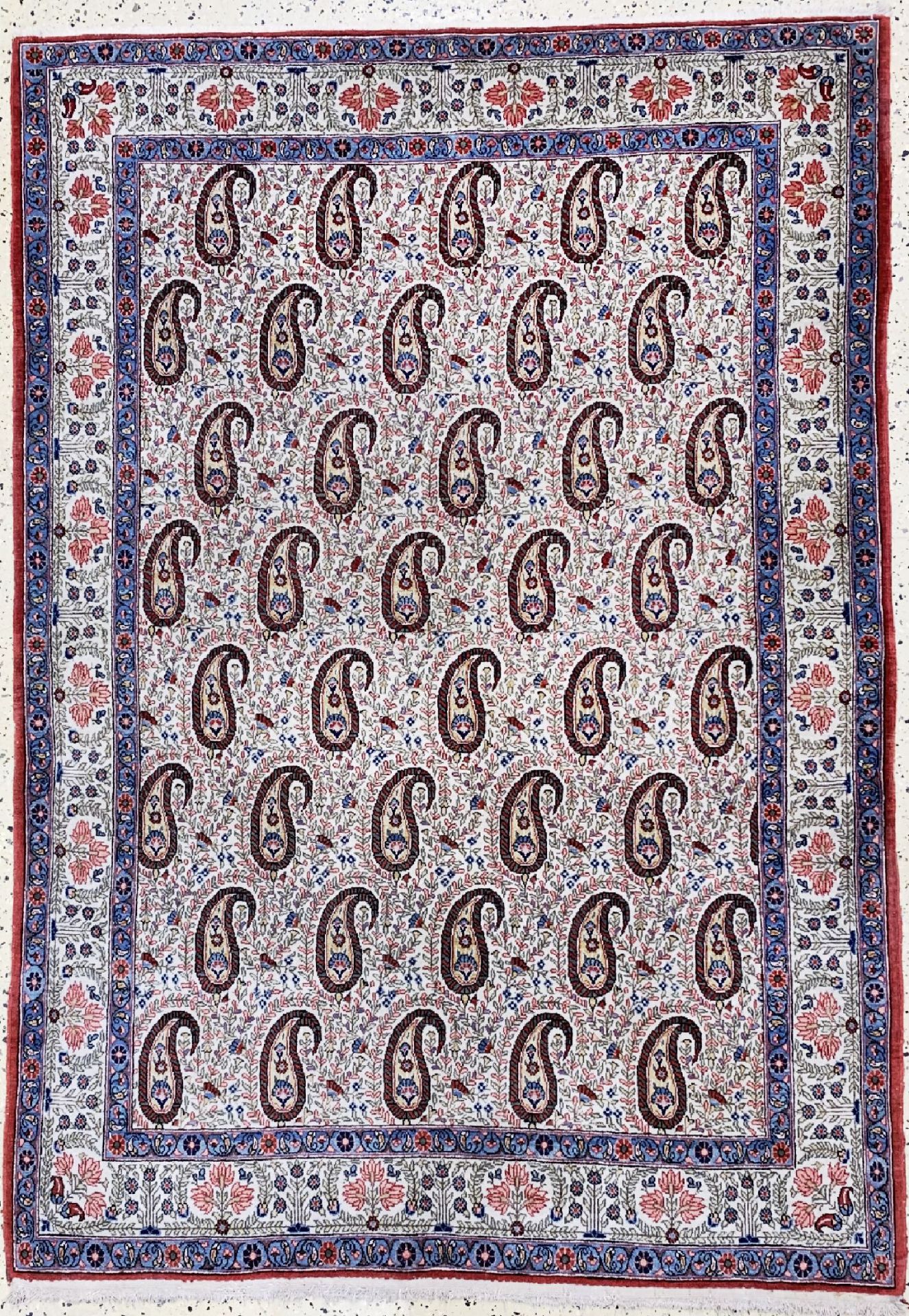 Ghom alt, Persien, um 1930, Wolle auf Baumwolle, ca. 200