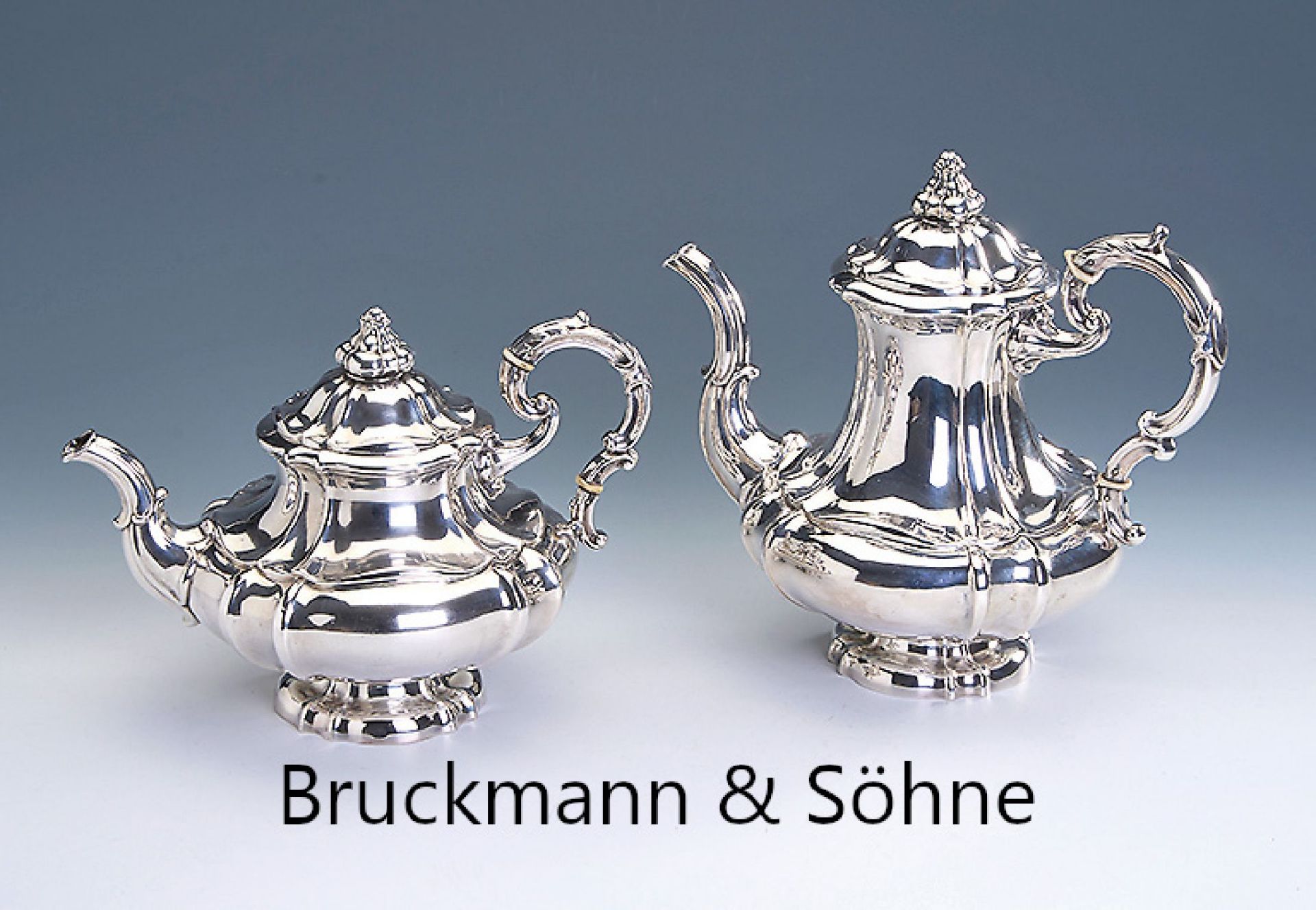 Kaffeekanne und Teekanne, deutsch,   Bruckmann & Söhne,